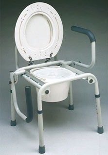 Silla con WC Regulable con Brazos Abatibles